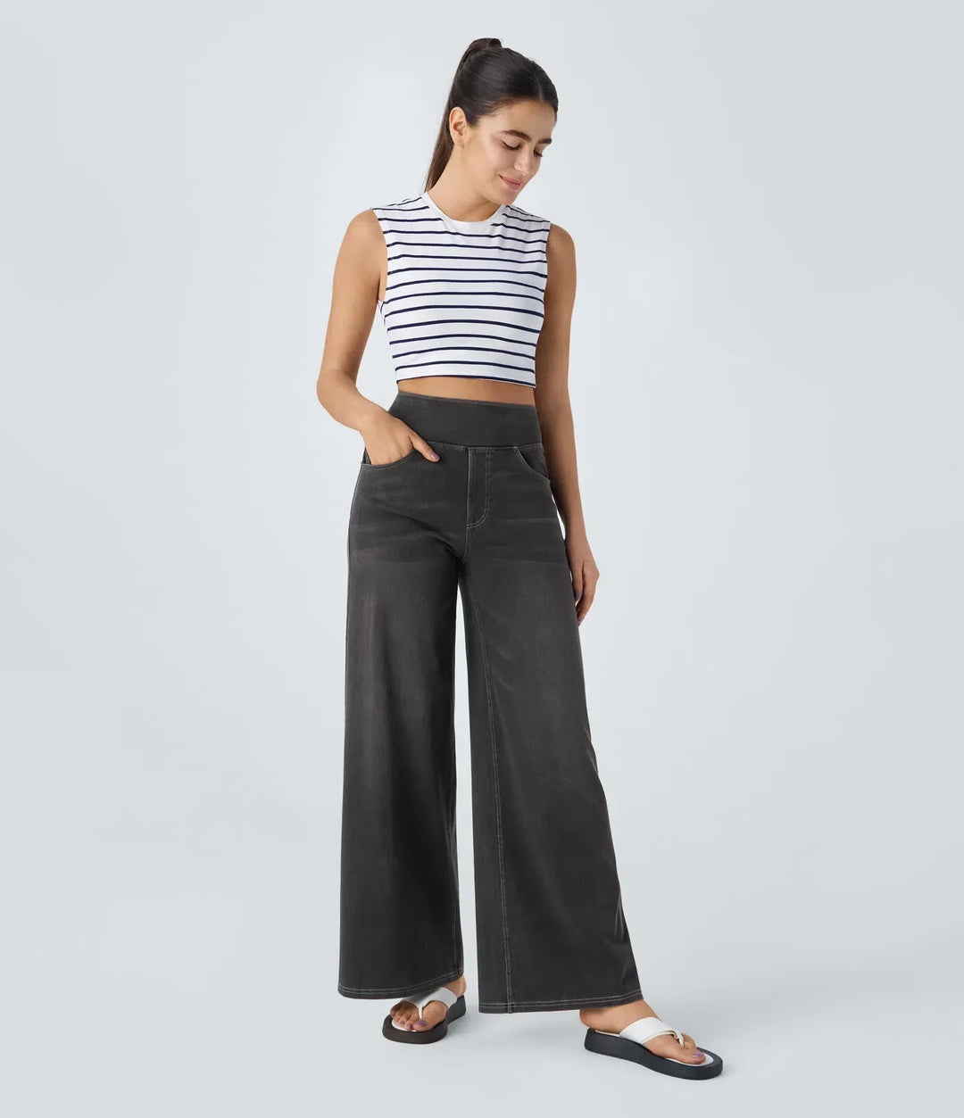 Marlowe – High-waist shaping comfort trousers