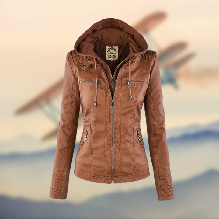 Ava™ – Timeless Vegan Leather Jacket