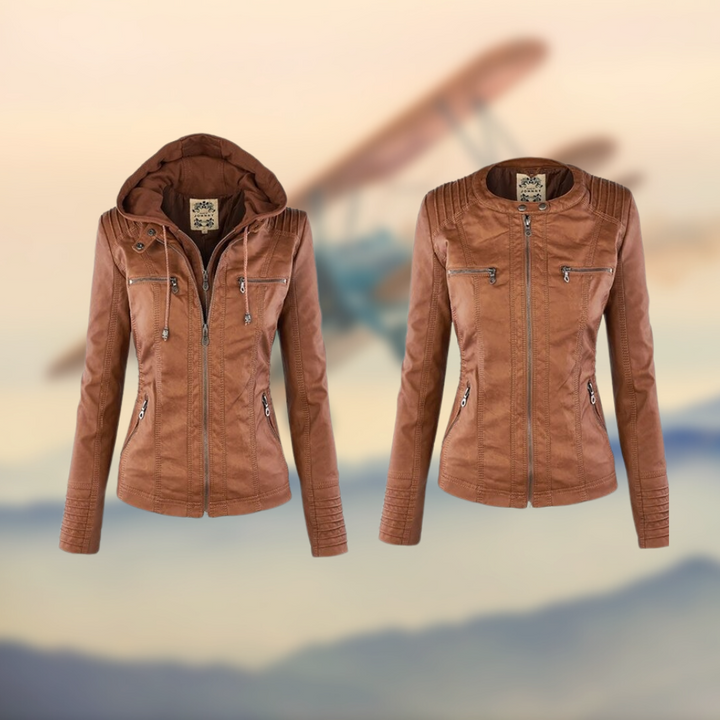 Ava™ – Timeless Vegan Leather Jacket