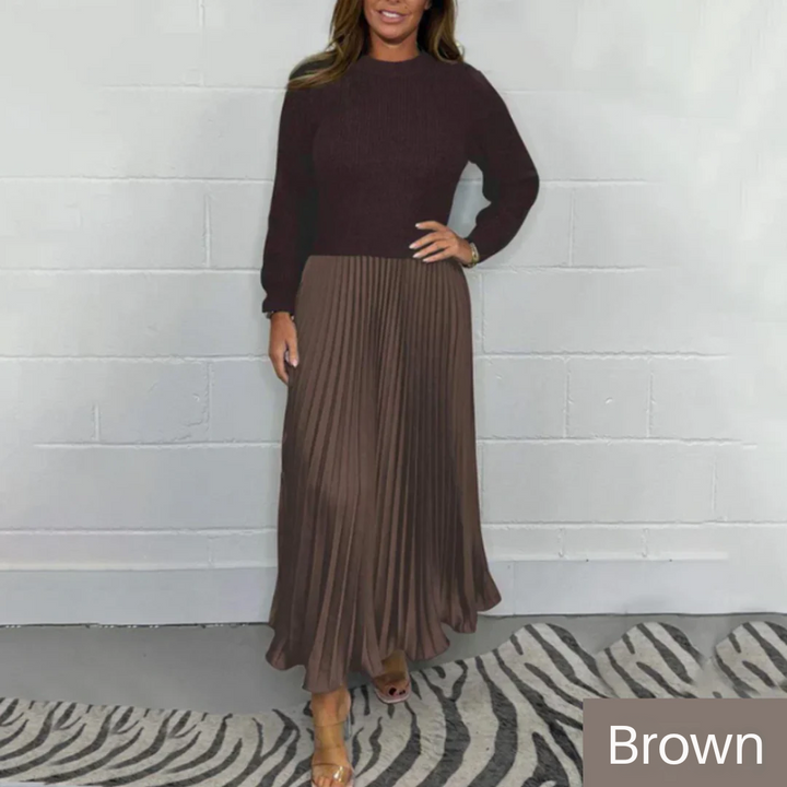 Helena™ | Maxi Dress (Sweater & Skirt Set)