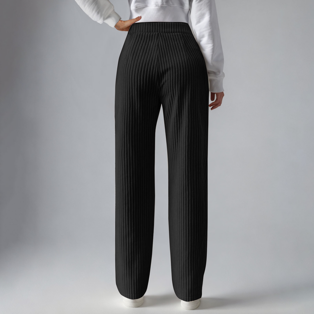 Everly - Rib-Knit Sweatpants