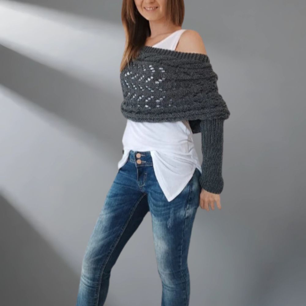 Alice – Lightweight stylish winter shawl