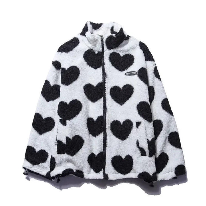 Catherine – Reversible Jacket with Hearts