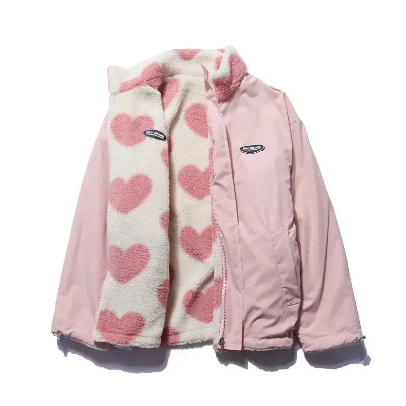 Catherine – Reversible Jacket with Hearts