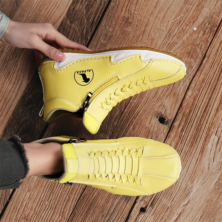 Juniper – All-Weather Comfort Shoes with Zip Closure