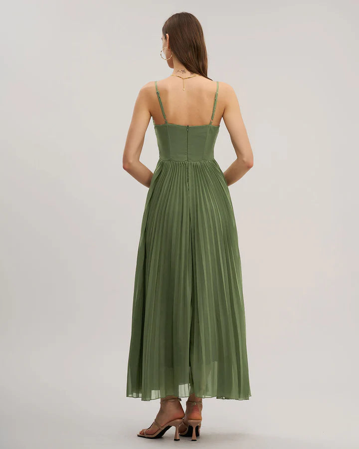 Sweetheart Neck Flowy Slip Maxi Dress