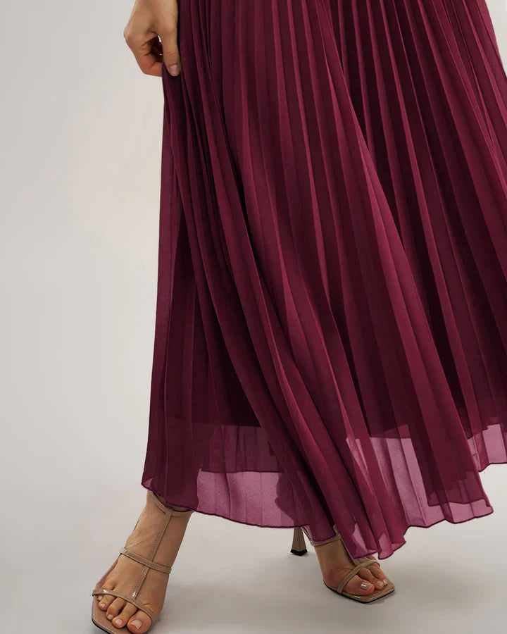 Sweetheart Neck Flowy Slip Maxi Dress