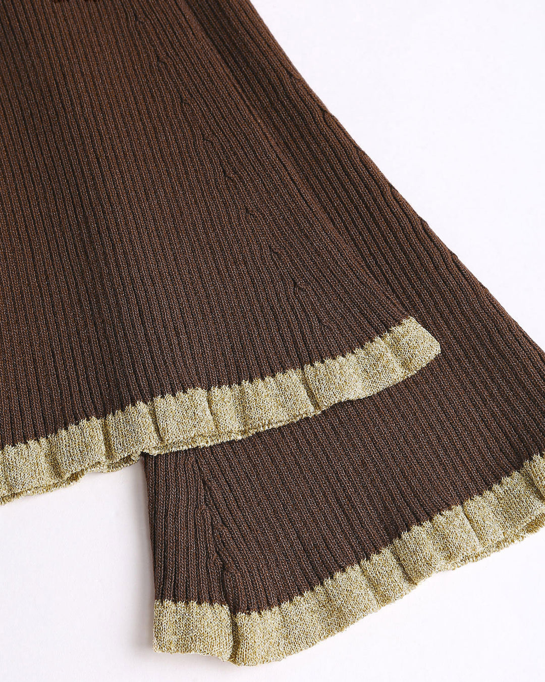 Brown Bodycon Button Sweater Dress