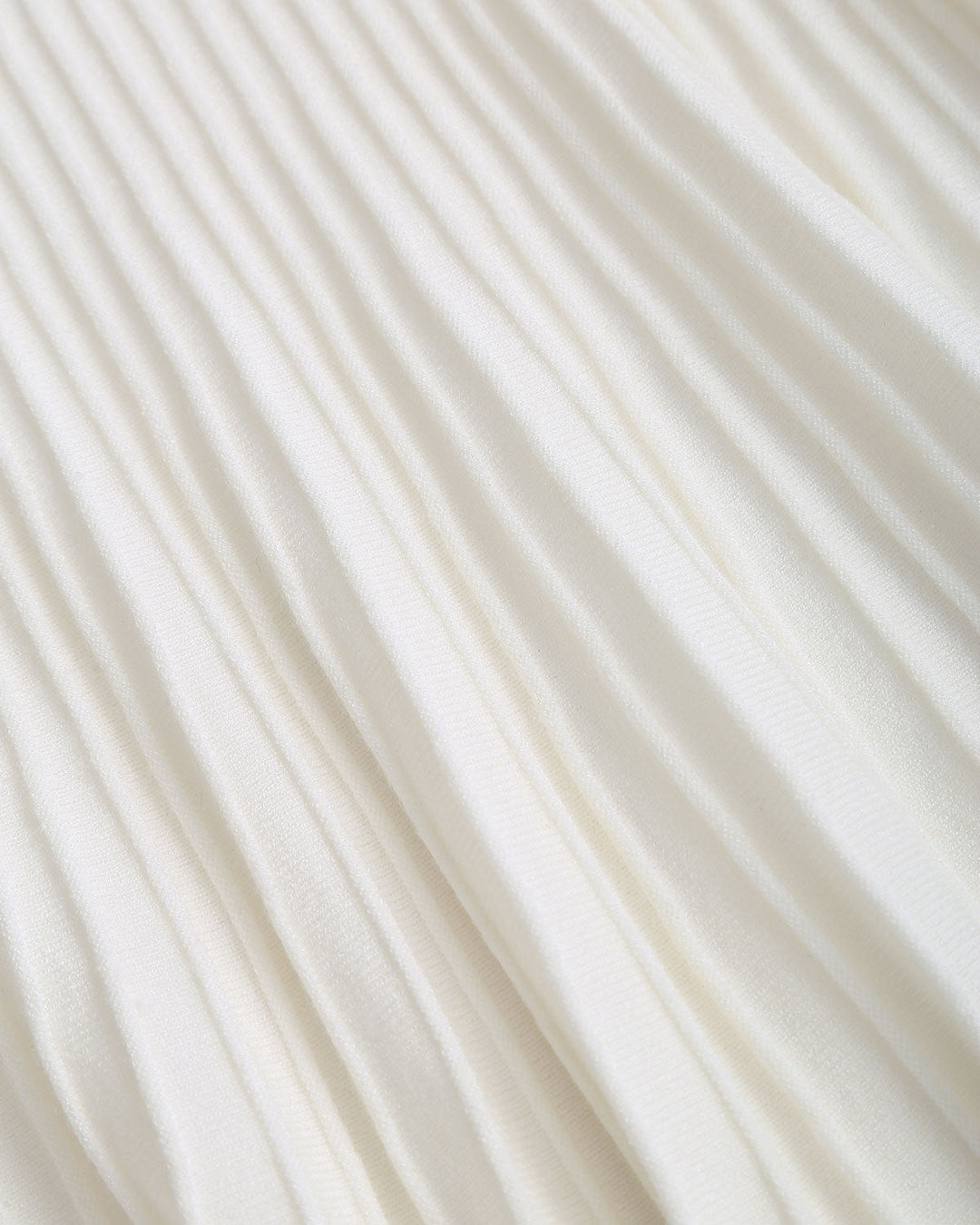 White Contrasting A-Line Sweater Dress