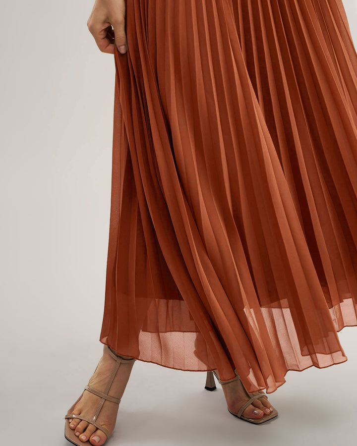 Sweetheart Neck Flowy Slip Maxi Dress