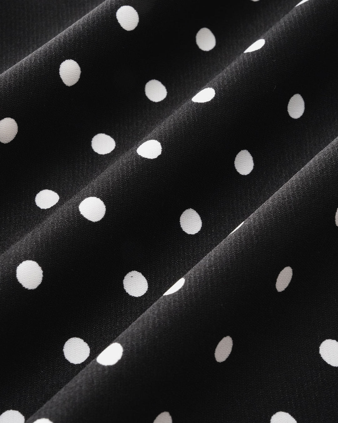 Black Polka Dot Cowl Neck Slip Maxi Dress